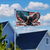 abordables Drapeau de jardin-Drapeau patriotique extérieur/indoor avec œillets pour le 4 juillet décorations de jardin de maison américaine bannière de vacances