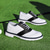 economico Scarpe da Golf da Uomo-scarpe da golf classiche da uomo in bianco e nero con tomaia in similpelle - design versatile per il golf e l'abbigliamento casual