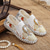 ieftine Pantofi casual slip-on-Espadrile albe pentru bărbați, fără mâneci, cu broderie artistică - încălțăminte elegantă cu design unic de tigru