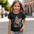 abordables Animales 3D de Chica-Chica 3D Gato Camiseta Manga Corta Verano Primavera Moda Básico Niños 4-12 años Cuello Barco Exterior Casual Diario Ajuste regular