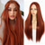 cheap Synthetic Trendy Wigs-Natural Looking Long Ombre Blonde with Brown Roots Glueless Wig For Womens Ladies Straight Silky Synthetic Heat Resistant Hair Wig 28 Inch