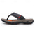 billige Ferietøfler-Herre utendørs flip-flop sandaler med T-stropp og polstret såle, slitesterkt mønster, sporty utseende for voksne, egnet for strandaktiviteter, fotturer, bruk ved bassengkanten, sommerferie