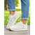 cheap Women&#039;s Sneakers-Women&#039;s Khaki Knit Walking Sneakers – Lightweight Breathable Casual Trainers for Daily Comfort and Travel