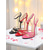 preiswerte Nachtleben Party-Rote Lackleder-Stilettos für Damen – Riemchensandalen mit Knoten und Knöchelriemen für sexy Outfits für das Nachtleben und Clubpartys