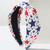 cheap Hair Styling Accessories-4th of July Headband for Women Red Blue Star Hair Accessories Independence Day Hairband Patriotic Head Band White Hair Hoops
