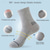 cheap Men&#039;s Socks-Men&#039;s 5 Pairs Multi Packs Socks Running Socks Casual Socks Black White Color Stripes Vacation Sports &amp; Outdoor Daily Basic Medium Spring Fall Fashion Casual