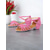 cheap Latin Shoes-Girls&#039; and Teen&#039;s Pink Glitter Dance Shoes with Strappy Design and Low Heel for Professional Dance Performances