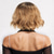 cheap Synthetic Trendy Wigs-Synthetic Wig Wavy Curly Weave Asymmetrical Neat Bang Machine Made Wig 12 inch A1 Synthetic Hair Women&#039;s Middle Part Classic Comfortable Blonde