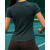 baratos Camisa Feminina-Mulheres Cor Sólida Tops de tênis Manga Curta Botões Pavio Humido Tênis Pickleball Decote V Blusas Preto Branco Azul Roupas de tênis