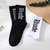 cheap Men&#039;s Socks-Men&#039;s 5 Pairs Multi Packs Socks Running Socks Casual Socks Black White Color Letter Vacation Sports &amp; Outdoor Daily Basic Medium Spring Fall Fashion Casual
