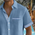 cheap Geometric Pattern-Men&#039;s Geometric Grid / Plaid Shirt Summer Shirt Button Up Shirt Short Sleeve Fashion Casual Vacation Holiday Streetwear Summer Turndown 3D Print Front One Pocket Linen Like Shirt Yellow Blue Green