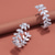 cheap Earrings-Women&#039;s Stud Earrings Geometrical Leaf Precious Elegant Fashion Imitation Diamond Earrings Jewelry Silver For Wedding Party Valentine&#039;s Day Gift 1 Pair