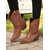 preiswerte Cowboy &amp; Western Stiefel-Türkisfarbene Western-Cowboystiefel aus Kunstleder für Damen mit Stickereien, spitzer Zehenpartie und halbhoher Stiefelhöhe für Outfits im Country-Stil, Rodeos und Veranstaltungen im Freien