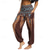 cheap Bottoms-Retro Vintage Boho 1970s Harem pants Yoga Pants Hippie Smocked Waist Peacock Feathers Women&#039;s Halloween Carnival Beach Vacation Wear Retro Theme Party Festival Adults&#039; Pants