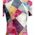 billiga Tröjor för män-Herr Cykeltröja Grafisk Geometrisk Färgblock Kortärmad Cykel T-shirt Överdelar med 3 bakfickor UV-resistent Snabb tork Dragkedja fram Reflexremsa sporter Rosa Kläder