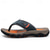 billige Ferietøfler-Herre utendørs flip-flop sandaler med T-stropp og polstret såle, slitesterkt mønster, sporty utseende for voksne, egnet for strandaktiviteter, fotturer, bruk ved bassengkanten, sommerferie