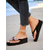 preiswerte Urlaubsandalen-Glitzernde Schmetterlings-Plateau-Flip-Flops für Damen – farbenfrohe Strandsandalen für Sommer, Urlaub und Spaß am Pool