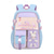 cheap Kids &amp; Teen Backpacks-Girls&#039; Waterproof School Backpack with Reflective Strips and Bunny Design – Lightweight Large Capacity Bookbag for Elementary Students, Daily Use and Travel
