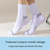 cheap Men&#039;s Socks-Men&#039;s 5 Pairs Multi Packs Socks Running Socks Casual Socks Black White Color Stripes Vacation Sports &amp; Outdoor Daily Basic Medium Spring Fall Fashion Casual
