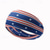 cheap Hair Styling Accessories-American Flag Headbands for Men 4th of July Patriotic Twisted Hair Band Red White Blue Stretchy Athletic Hair Accessories for USA Independence Day Memorial Day