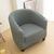 abordables Cubierta de sillón y silla sin brazo-Funda geométrica para sillón de club, funda para sillón de bañera, protector antideslizante para muebles con base elástica, funda de sofá súper suave para mostrador de bar de hotel y sala de estar.