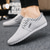 cheap Casual Lace-Up Shoes-Men's Blue Denim Slip-on Sneakers with Textured Upper - Casual, Comfortable, Ideal for Daily Wear, Travel and Relaxed Settings