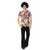 cheap Tops-Hippie Cosplay Costume T-shirt Rainbow Graphic For Men&#039;s Adults&#039; Halloween Carnival 3D Print Street Festival