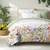 cheap 100% Cotton-Flowers Duvet Cover 100% Cotton Full Size Bedding Set Bed Sets Quilt Cover Soft Lightweight Comforter Cover with 2 Pillowcases for All Season