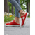 preiswerte Damen-Sneaker-Grüne Slip-On-Sneaker aus Canvas für Damen mit Schnürung – bequeme Sneaker ohne Fersenriemen, ideal zum Spazierengehen, Einkaufen, für den Schulweg und entspannte Sommertage