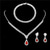 cheap Jewelry Sets-Bridal Jewelry Sets 1 set Zircon Rhinestone 1 Bracelet Earrings Necklace Women&#039;s Elegant Stylish Sweet Jewelry Set For Wedding Special Occasion Party Evening Wear