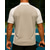 cheap Men's Shirt-Men's Patchwork Tennis Top Short Sleeves Patchwork Quick Dry Breathable Tennis Golf Pickleball Zip Collar White Green Khaki Tennis Clothing