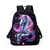 preiswerte Kinder- und Teenager-Rucksäcke-3-teiliges Einhorn-Rucksack-Set für Mädchen – Schulranzen mit Galaxie-Print, Lunchtasche, Umhängetasche und Federmäppchen für Grundschüler und den Schulanfang