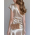 voordelige Clutches &amp; Avondtasjes-Elegante avondtas van kristal voor dames met zilveren ketting, kralendetails en hoogwaardige rits, perfect voor bruiloften, feesten en formele evenementen.