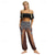 cheap Bottoms-Retro Vintage Boho 1970s Harem pants Yoga Pants Hippie Smocked Waist Peacock Feathers Women&#039;s Halloween Carnival Beach Vacation Wear Retro Theme Party Festival Adults&#039; Pants