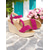 cheap Vacation Sandals-Women&#039;s Scalloped  Wedge Sandals with Ankle Buckle and Charm Detail, Lightweight Platform Sole, Soft Footbed, for Adult Summer Beach Vacations, Garden Parties, Daily Resort Strolls, and Casual Outings