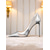 cheap Cocktail-Women&#039;s Nude Suede Pointed Toe Pumps with Mesh Detailing, High Heel Stiletto Shoes for Cocktail Parties and Formal Occasions