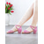 cheap Latin Shoes-Girls&#039; and Teen&#039;s Pink Glitter Dance Shoes with Strappy Design and Low Heel for Professional Dance Performances