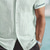 cheap Geometric Pattern-Men&#039;s Letter Printed Waffle Shirt Button Down Shirt Short Sleeves Fashion Casual Vacation Daily Beach Wear Summer Turndown 3D Print Knit Shirt Untucked Shirt Pink Blue Green