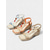 cheap Wedge Sandals-Women's Beaded Strap Wedge Sandals – Boho Summer Shoes with Gem Accents for Resort Wear and Seaside Vacations