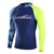 preiswerte Hautausschlagswächter-SBART Herren Anti UV Shirt Wasserdicht UV-Schutz UPF50+ Langarm Spandex Schutz gegen Hautausschlag T-Shirt zum Schwimmen Schwimmen Surfen Strand Wassersport Patchwork Sommer Frühling Herbst