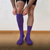 preiswerte Herrensocken-Herren 1 Paar Beinwärmer Schwarz Weiß Farbe Einfach Urlaub Sport &amp; Outdoor Täglich Basic Mittel Frühling Herbst Mode Lässig