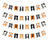 halpa halloween seinävaatteita-14x21/20x30cm halloween-viiribanneri, aavemainen juhlakoriste halloweeniin, kestävä kangasbanneri, jossa on aave-, kurpitsa- ja lepakkoaiheita, sisä- ja ulkokäyttöön, riippuva koriste kotiin, toimistoon tai juhlapaikoille