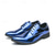 baratos Sapatos Oxford-sapatos masculinos de couro envernizado verde com cadarço – sapatos formais brilhantes com acabamento polido, ideais para casamentos e celebrações noturnas