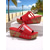 cheap Vacation Sandals-Women&#039;s Black and White Cork Wedge Sandals with Rhinestone Accents  Casual Summer Slip-On Shoes for Beach Trips and Vacation Outfits
