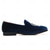 abordables Mocassins-Mocassins en velours bordeaux pour homme avec écusson brodé – chaussures de soirée à enfiler pour mariages, banquets et occasions festives