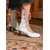 abordables Victorien &amp; Édouardien-Bottines victoriennes noires à lacets pour femmes - chaussures rétro en cuir à petit talon pour costumes historiques, spectacles ou tenues d'automne vintage