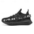 preiswerte Herren Laufschuhe-Grüne Herren-Laufschuhe mit auffälligem Schriftzug – bequem, leicht, ideal zum Laufen, fürs Fitnessstudio und für einen aktiven Lebensstil.