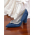 cheap Formal-Women&#039;s Pink Satin Block Heel Wedding Pumps, Pointed Toe Rhinestone Embellished Bridal Shoes for Formal Ceremonies and Elegant Events