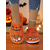 cheap Women&#039;s Slippers &amp; Flip-Flops-Women&#039;s Halloween Fuzzy Slippers - Black Plush Slide Sandals with Pumpkin Face Design for Cozy Fall Nights,Parties &amp; Indoor Wear