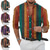 cheap Men&#039;s Casual Shirts-Men&#039;s Shirt Summer Shirt Casual Shirt Beach Shirt Button Up Shirt Light Green Pink Red Purple Green Long Sleeve Stripes Lapel Vacation Hawaiian Clothing Apparel Polyester Fashion Casual Comfortable